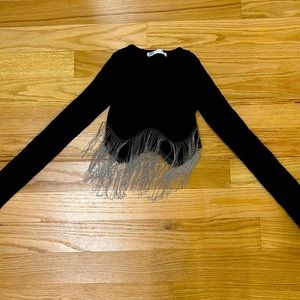 Zara Beaded Crop top - S